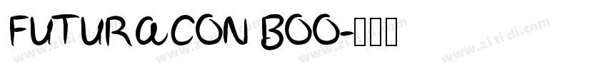FUTURACON BOO字体转换